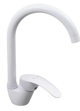 Змішувач для кухні crn mar 777-g білий (cr0788) yousf