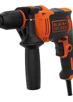 Дрель сетевая ударная black+decker beh710 2
