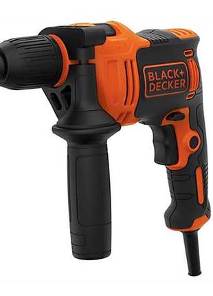Дрель сетевая ударная black+decker beh550 2