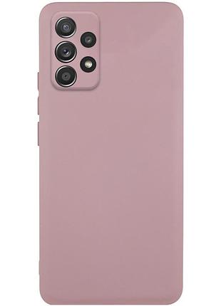 Чохол tpu getman liquid silk full camera для samsung galaxy a52 4g / a52 5g / a52s бордовий / marsala рожевий / pink sand