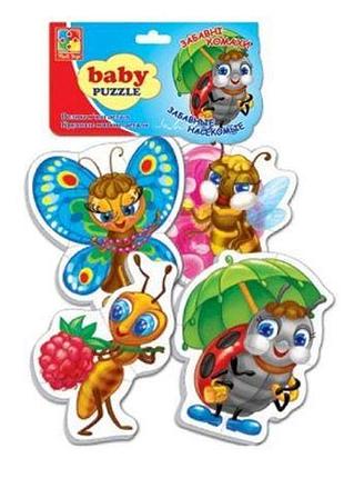 Беби пазли "веселые насекомые"