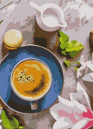 Кофе и цветы