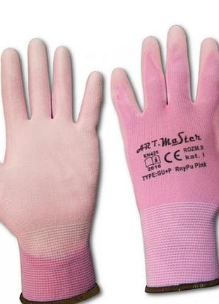 Рукавички робочі artmas rnypu pink(12)kat.1, рожевий, 9