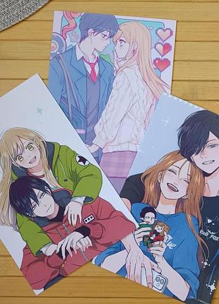 Набор открыток моя любовь 999 уровня к ямада-куну 3 шт (26275)