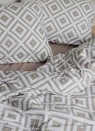 Постельное белье ранфорс шерлок беж