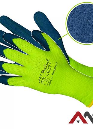 Рукавички захисні artmas rdrag blue y kat.1, жовтий/синій, 9