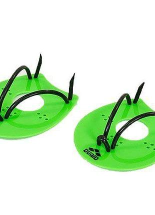 Лопатки для плавания elite ar95250 m зеленый (60442038), arena