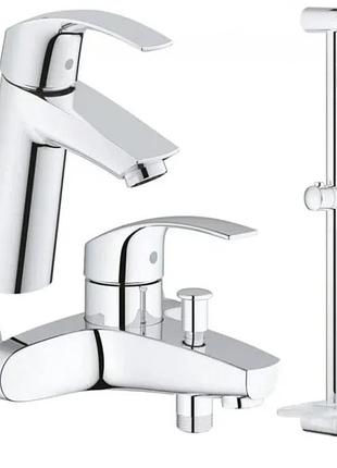 Набор смесителей grohe eurosmart m-size для ванной (123246m)