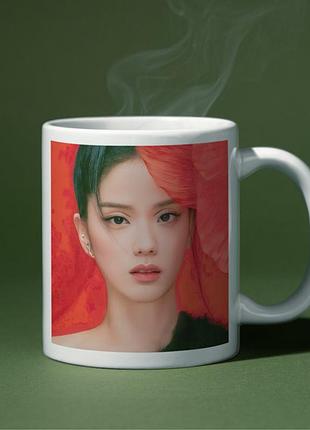 Кружка ким джису блэк пинк black pink (26226)