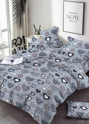 Постельное белье бязь новогодние сердца