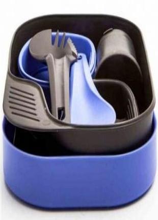 Набір посуду wildo camp-a-box duo complete блакитний фіолетовий