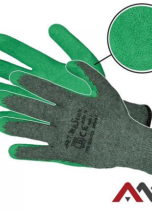 Захисні рукавички artmas rwgrip z kat.1, сірий/зелений, 9