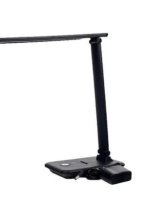 Led світильник настільний 10вт 2700к/4100к/6500к 700 лм, чорний