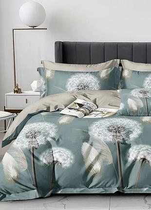 Семейное постельное белье с эффектом 3d одуванчики с двумя пододеяльниками с компаньоном s537 разные размеры
