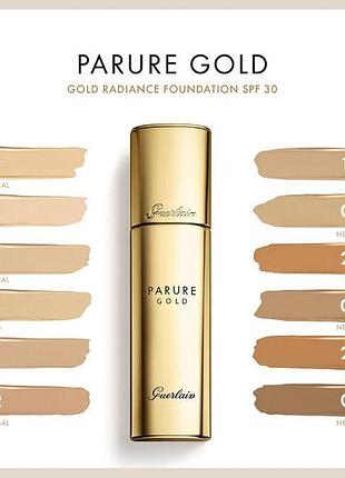 Guerlain guerlain parure gold radiance foundation spf30 №12 light rosy (тестер) 15мл
