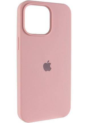 Чехол silicone case (aa) logo with magsafe для apple iphone 11 pro max (6.5") розовый / pink sand