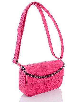 Стильная женская мини сумочка на плечо эко кожа черная,модная вместительная кросс-боди «мона» черный кроко