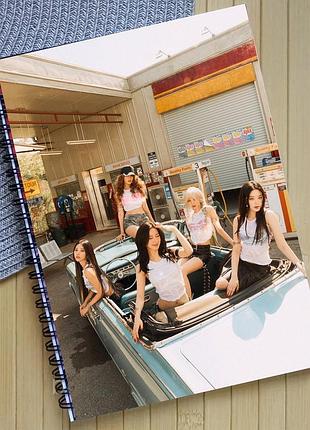 Тетрадь айдль i-dle на пружине 48 листов клітинка