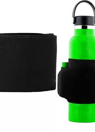 Чехол для бутылки, растягиваемый, черный