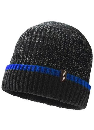 Шапка dexshell cuffed beanie 58-60, чорний-синій