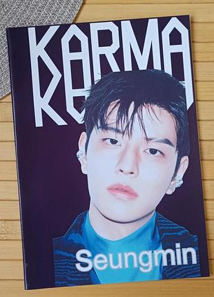 Фотобук фотоальбом photobook ким син мин стрей кидз kim seung-min stray kids karma (26109)