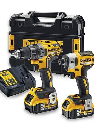 Набор из двух инструментов бесщеточных dewalt dck268p2t