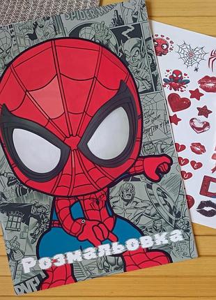 Раскраска человек-паук spider man а5 код (25992)