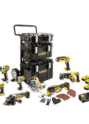 Набор из восьми инструментов бесщеточных dewalt dck853p4