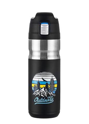 Термокружка naturehike bounce cover vacuum cup q-9h 0.5 л черный