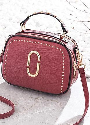 Качественная женская мини сумка розовый