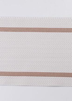 Салфетка сервировочная на стол 45×30 (см) прямоугольная белый hp-35-16w