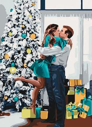 Картина по номерам "новогоднее настроение" ★★★★