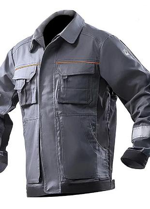 Куртка рабочая aurum из хлопка серый, s