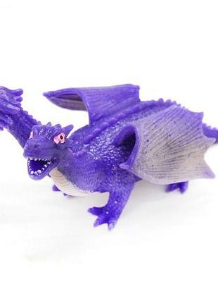 Игрушка-тянучка "двуглавый дракон", фиолетовый