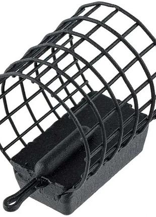 Кормушка brain фидерная l крашенная (ц.:черный) 60g