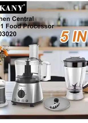 Кухонный комбайн миксер 5в1 sokany sk-03020 500вт