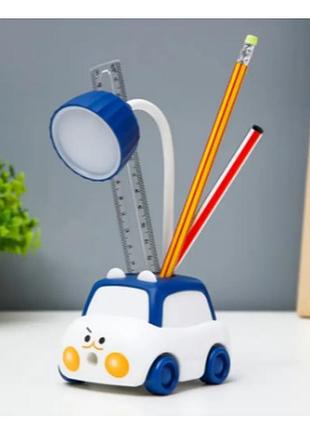 Настольная лампа jingle cat car с точилкой для карандашей