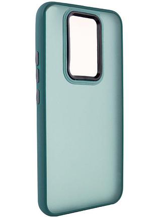 Чохол tpu+pc lyon frosted для xiaomi redmi note 9 / redmi 10x pink green