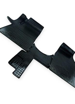 Коврики салона vw t5 2003-2015 (1+2) борт 1см, евроклетка (3шт) харьков рти