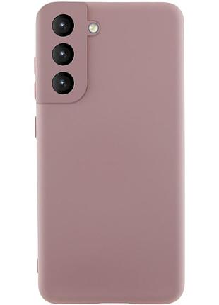 Чохол silicone cover lakshmi full camera (aa) для samsung galaxy s21 fe рожевий / pink sand, full camera