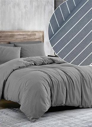 Постельное белье бязь лайн сірий
