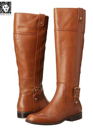 Женские кожаные сапоги anne klein новые оригинал