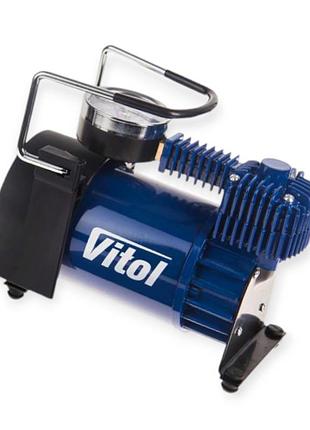 Компресор vitol 10атм/40л/15а/1м шланг/прик./сумка