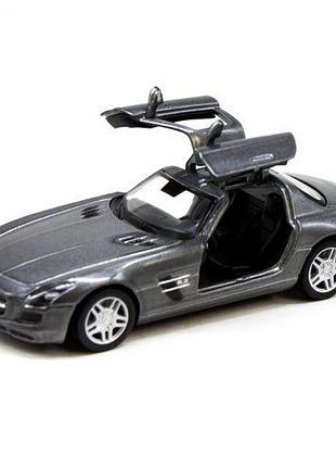 Машинка kinsmart "mercedes-benz sls amg" (серая)