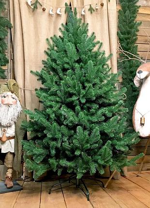 Ёлка литая super lux пышная 160 см зелёная