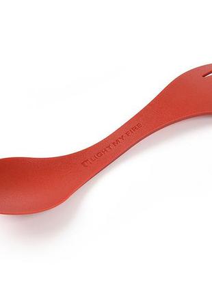 Ложка light my fire spork original bio bulk красный