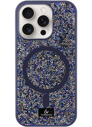 Tpu чохол bling world rock diamond with magsafe для apple iphone 14 pro max (6.7")