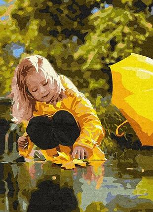 Картина за номерами пейзаж теплі дні осені 40*50 см ідейка kho4945