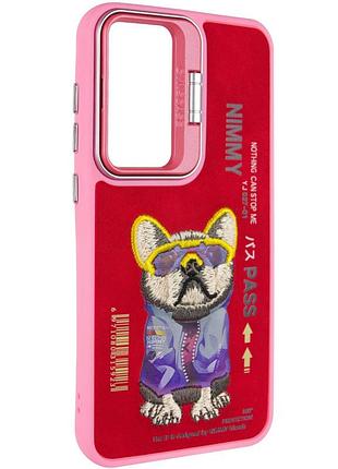 Tpu+pc чохол friends для xiaomi redmi 13 4g / poco m6 4g pink dog