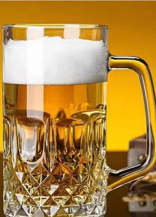 Бокал пивной на 1л, пивная кружка 1000 мл